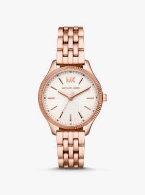 mk lexington rose gold