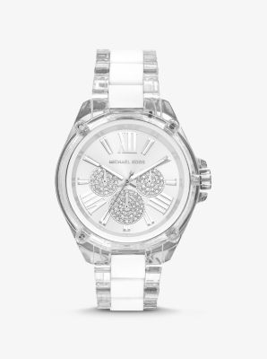Wren Acetate and Silver-Tone Watch