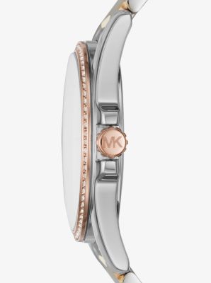 Michael kors clearance tri tone watch