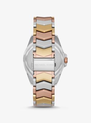 michael kors tri tone watch