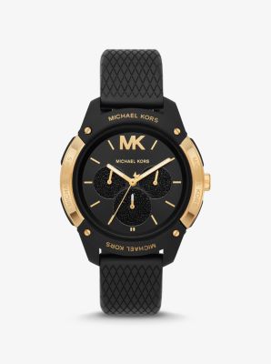 Ryder Embossed Silicone and Gold-Tone Watch | Michael Kors