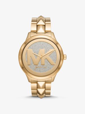 Michael kors watch with big mk clearance logo