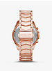 Oversized Whitney Pavé Rose Gold-Tone Watch image number 2
