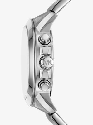 Oversized Silver-Tone Watch | Michael Kors Canada
