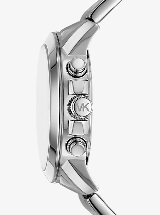 Oversized Silver-Tone Watch image number 1