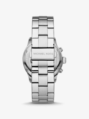 Oversized Silver-Tone Watch | Michael Kors Canada