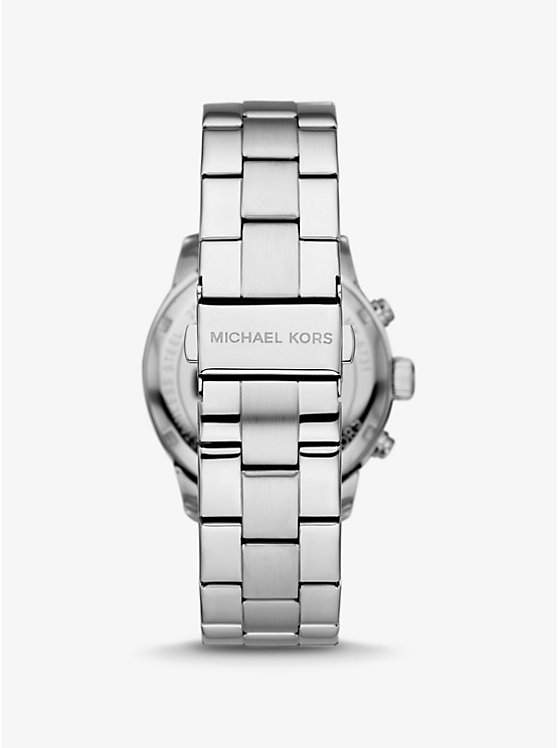 Oversized Silver-Tone Watch image number 2