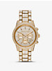 Ritz Pavé Gold-Tone Watch image number 0