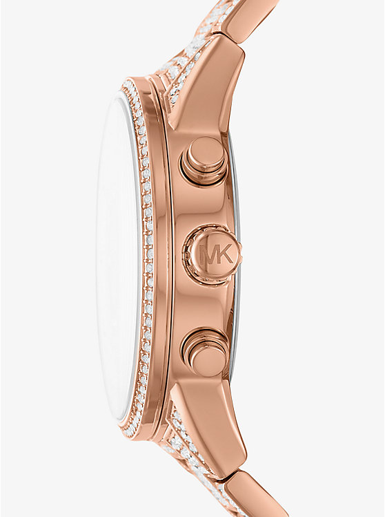 Ritz Pavé Rose Gold-Tone Watch image number 1