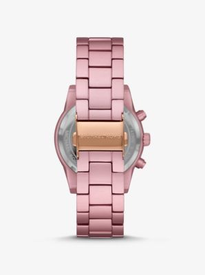 Montre Bryant en aluminium rose à pavé