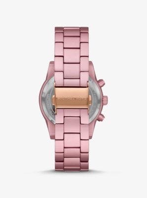 mk pink watch