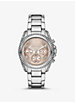 Oversized Blair Pavé Silver-Tone Watch image number 0