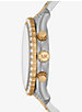 Oversized Layton Pavé Two-Tone Watch image number 1