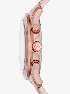 Oversized Layton Pale Rose Gold-Tone Watch image number 1