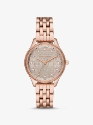 michael kors gold diamond watch