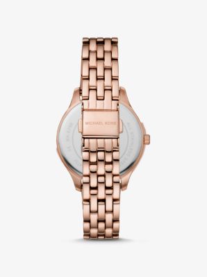 lexington gold tone watch michael kors