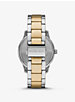 Oversized Tibby Pavé Two-Tone Watch image number 2