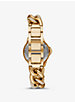Mini Camille Pavé Gold-Tone Curb-Link Watch image number 2