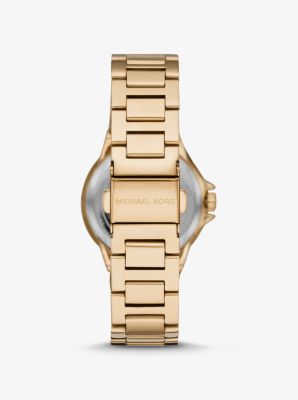 Mini Camille Pavé Gold-Tone Watch | Michael Kors