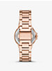Mini Camille Pavé Rose Gold-Tone Watch image number 2