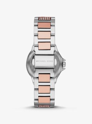 Mini Camille Pavé Two-Tone Watch | Michael Kors