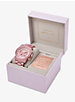 Limited Edition Oversized Runway Pavé Pink-Tone Aluminum Watch image number 4