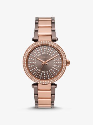 Parker Pav&eacute; Two-Tone Watch