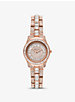 Limited Edition Petite Runway Pavé Rose Gold-Tone Watch image number 0