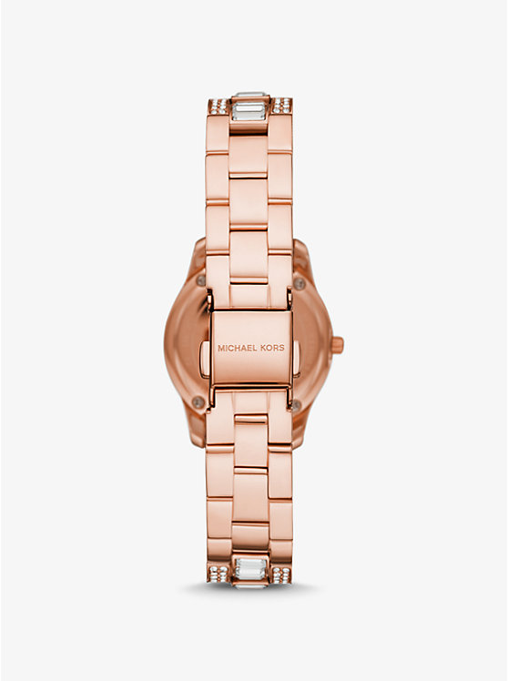 Limited Edition Petite Runway Pavé Rose Gold-Tone Watch image number 2