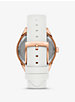 Oversized Sport Rose Gold-Tone and Silicone Watch image number 2