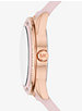 Montre Sport surdimensionnée de ton or rose à bracelet en silicone image number 1