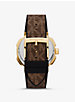Oversized Pavé Gold-Tone and Logo Sport Watch image number 2