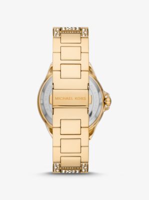 Oversized Camille Pavé Gold-Tone Watch image number 2