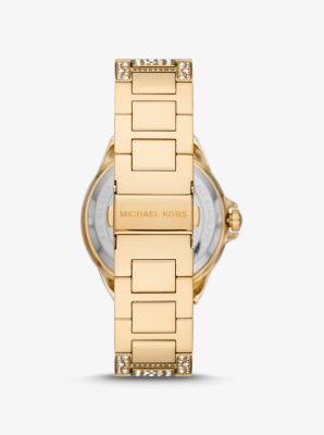 Oversized Camille Pavé Gold-Tone Watch | Michael Kors