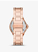 Oversized Camille Pavé Rose Gold-Tone Watch image number 2