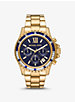 Oversized Everest Pavé Gold-Tone Watch image number 0