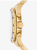 Oversized Everest Pavé Gold-Tone Watch image number 1