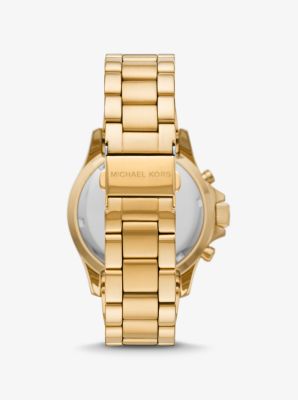 Michael kors ritz pave gold tone clearance watch