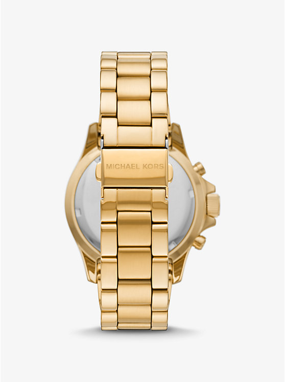 Oversized Everest Pavé Gold-Tone Watch image number 2