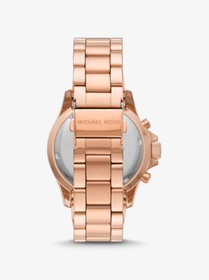 Oversized Everest Pavé Rose Gold-Tone Watch image number 2