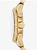 Oversized Everest Pavé Gold-Tone and Acetate Watch image number 1