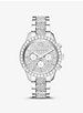 Oversized Layton Pavé Silver-Tone Watch image number 0
