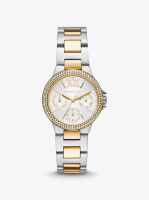 Mini Camille Pavé Two-Tone Watch | Michael Kors Canada