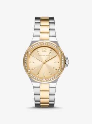 Lennox Pavé Two-tone Watch | Michael Kors