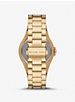 Oversized Lennox Pavé Gold-Tone Watch image number 2