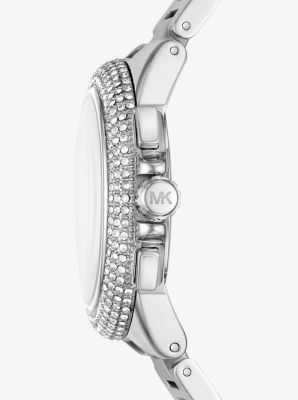 Oversized Camille Pavé Silver-Tone Watch image number 1