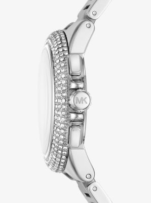 Oversized Camille Pavé Silver-Tone Watch | Michael Kors