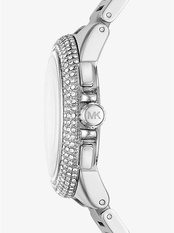 Oversized Camille Pavé Silver-Tone Watch image number 1