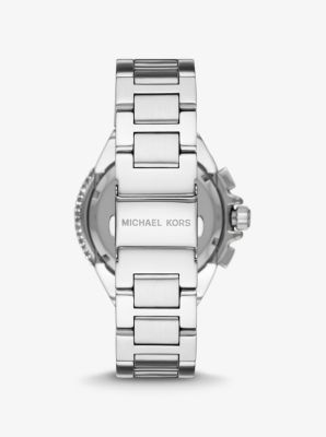 Oversized Camille Pavé Silver-Tone Watch | Michael Kors Canada