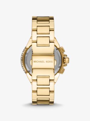 Oversized Camille Pavé Gold-Tone Watch | Michael Kors